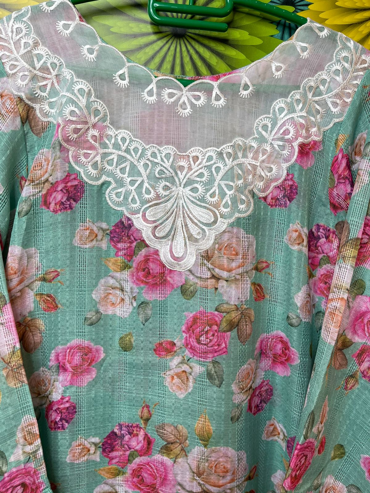 ETHNC Inspired Neckline 3Pcs Ready to Wear Dress