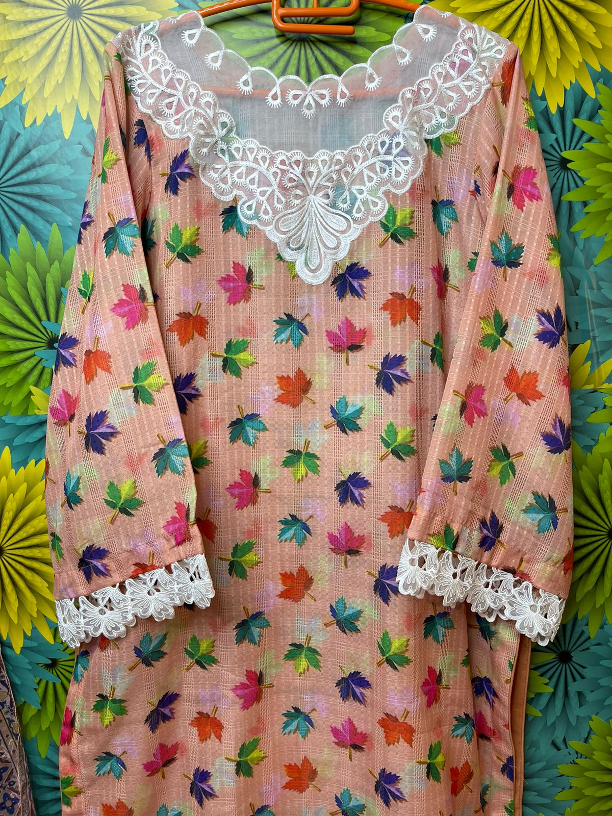 ETHNC Inspired Neckline 3Pcs Ready to Wear Dress
