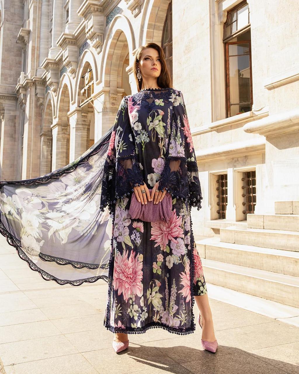 3-Piece MARIA.B M Prints Ready-to-Wear Dress