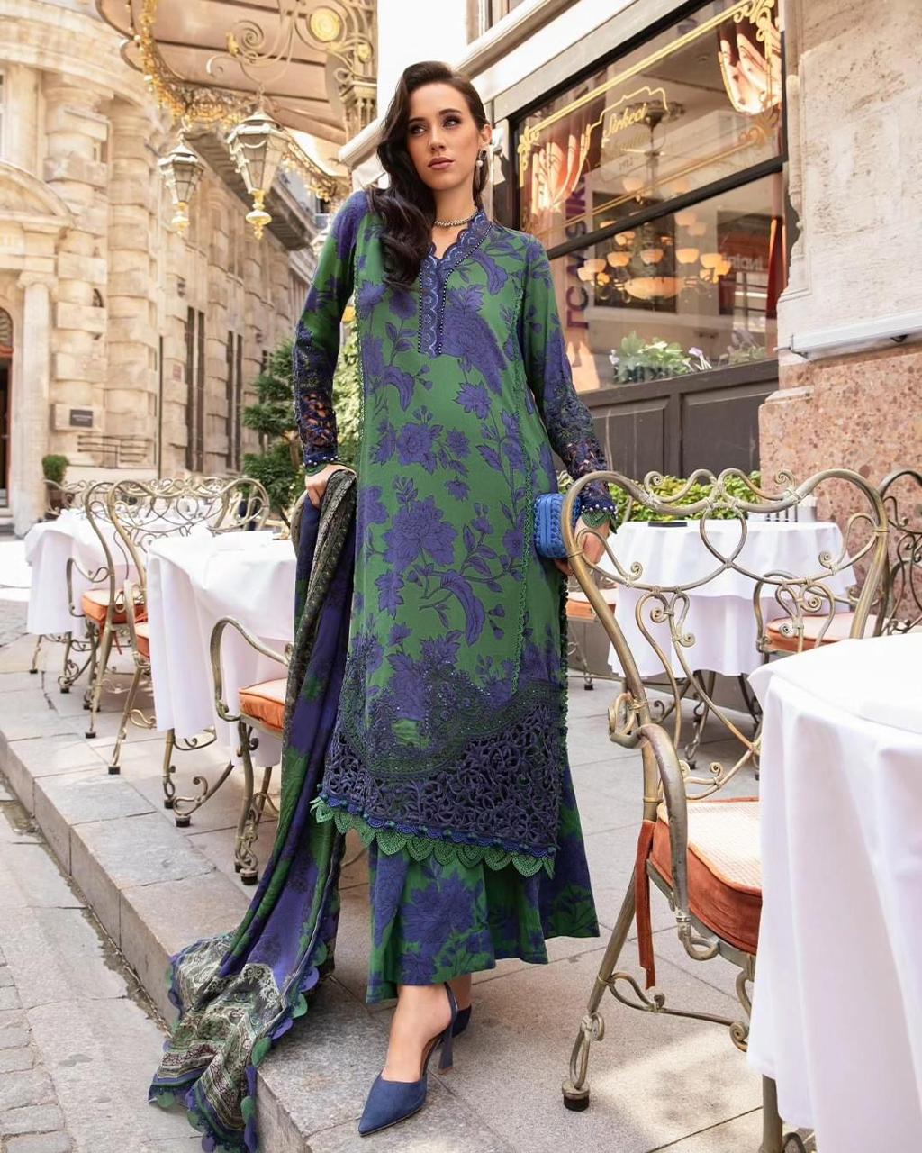 3-Piece MARIA.B M Prints Ready-to-Wear Dress