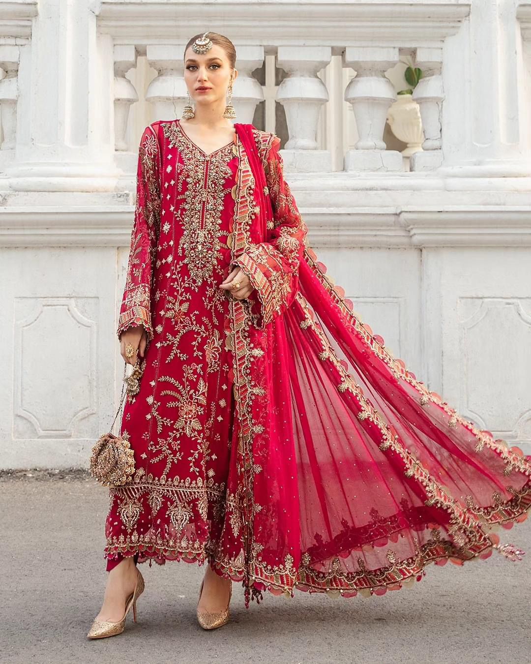 3-Piece MARIA.B Luxury Chiffon Ready-to-Wear Dress