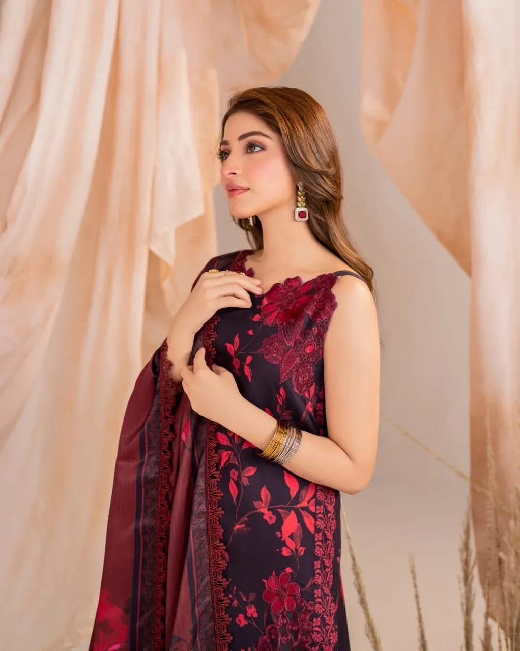 3-Piece MARIA.B M Prints(Inspired) Ready-to-Wear Dress
