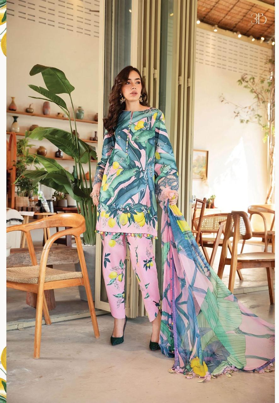 3-Piece MARIA.B M Prints(Inspired) Ready-to-Wear Dress