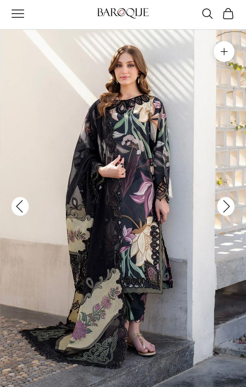 3-Piece BAROQUE (Inspired) Ready-to-Wear Dress