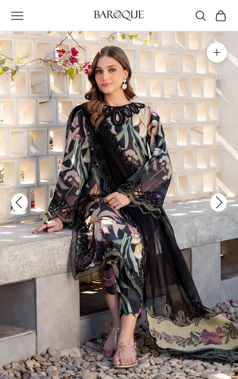 3-Piece BAROQUE (Inspired) Ready-to-Wear Dress