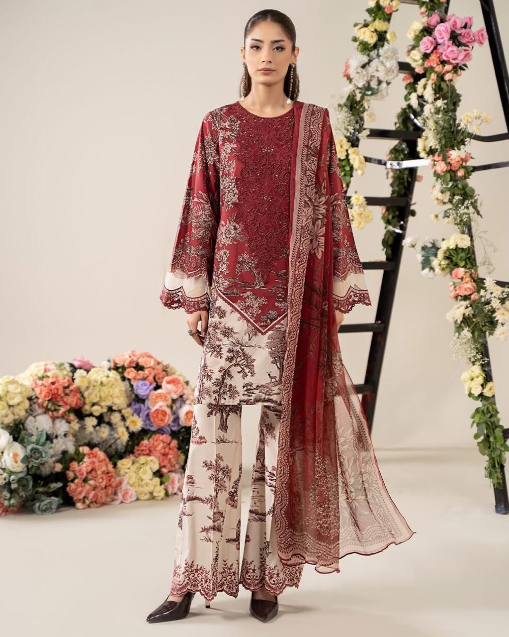 3-Piece MARIA.B M Prints(Inspired) Ready-to-Wear Dress