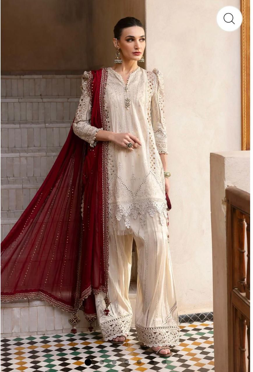 3-Piece MARIA.B MBROIDERED (Inspired) Ready-to-Wear Dress