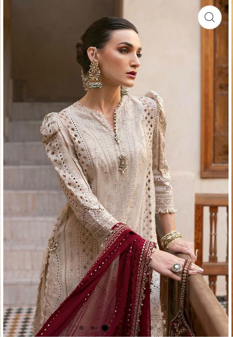 3-Piece MARIA.B MBROIDERED (Inspired) Ready-to-Wear Dress