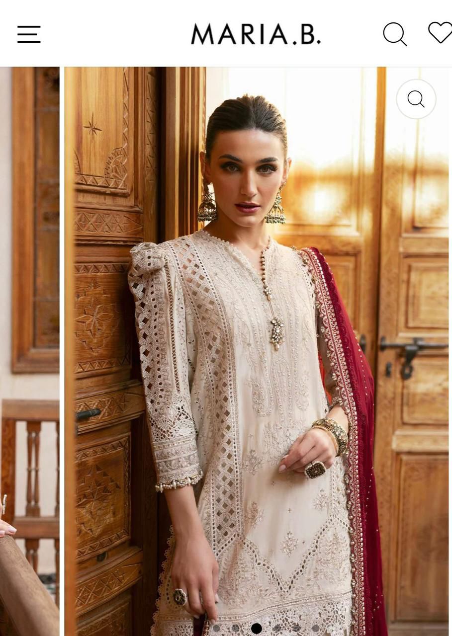 3-Piece MARIA.B MBROIDERED (Inspired) Ready-to-Wear Dress