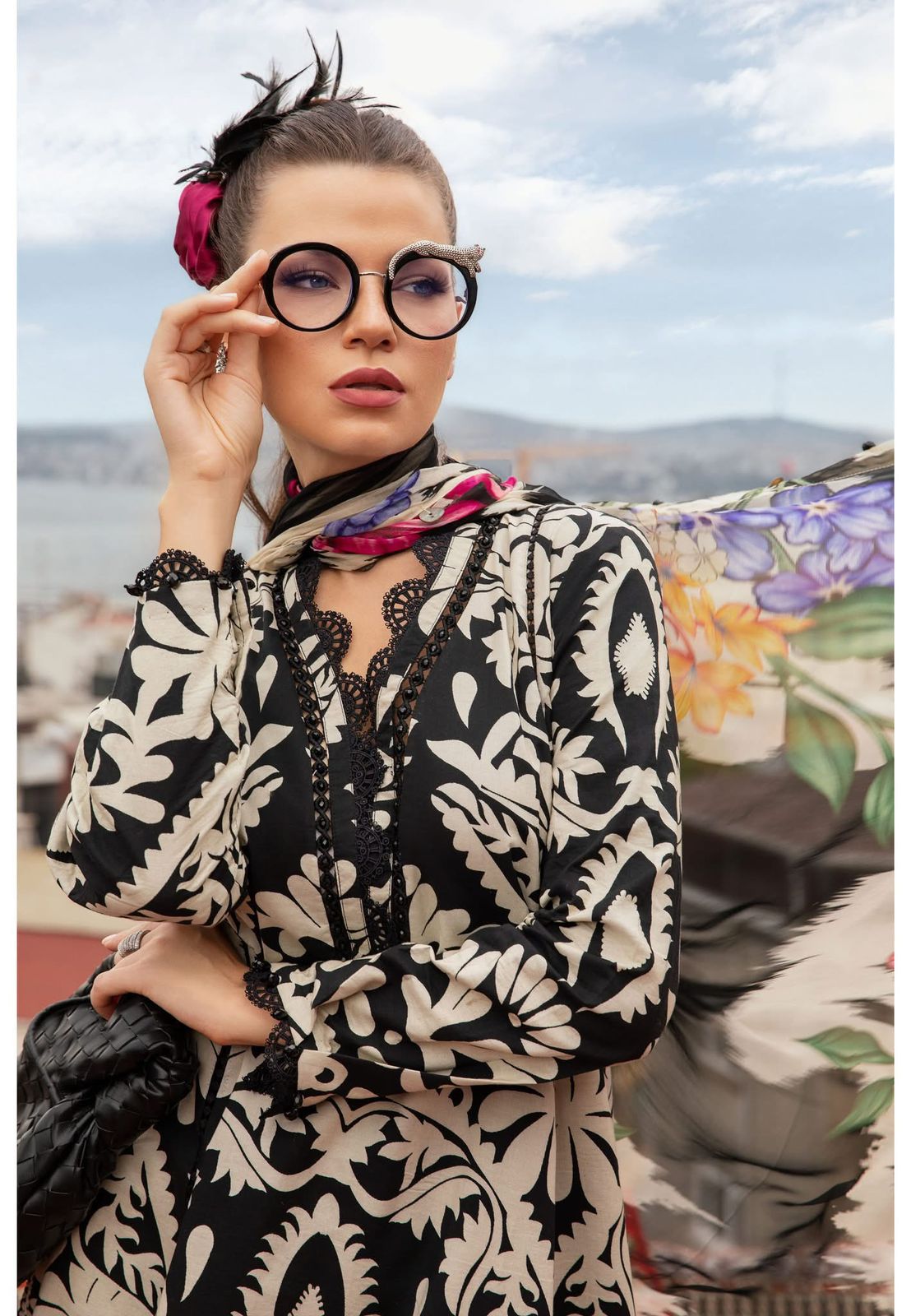3-Piece MARIA.B M Prints Ready-to-Wear Dress