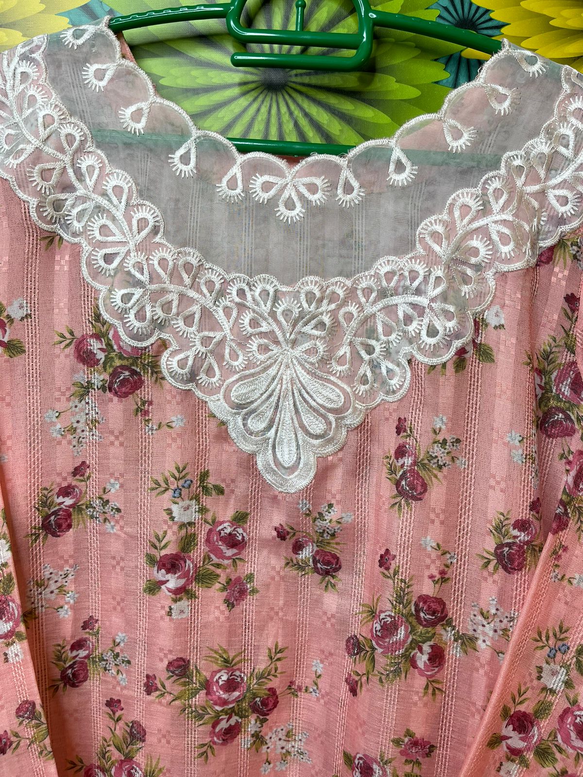 ETHNC Inspired Neckline 3Pcs Ready to Wear Dress