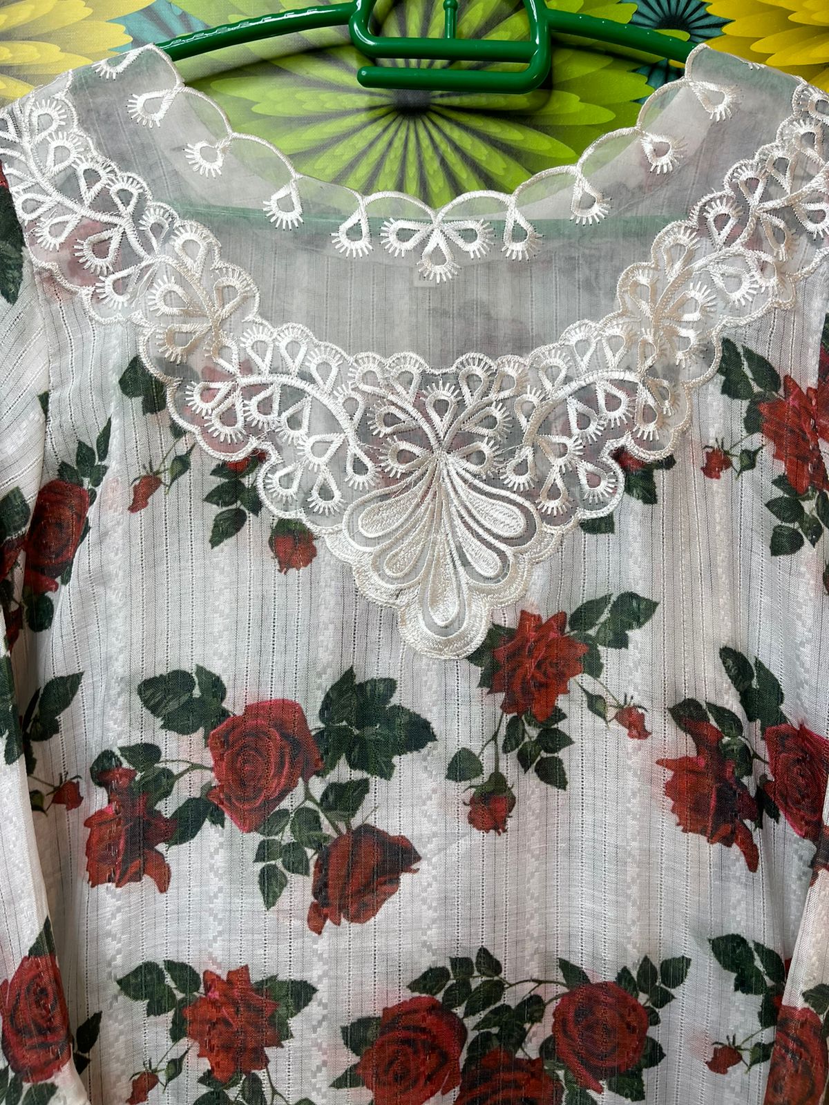 ETHNC Inspired Neckline 3Pcs Ready to Wear Dress