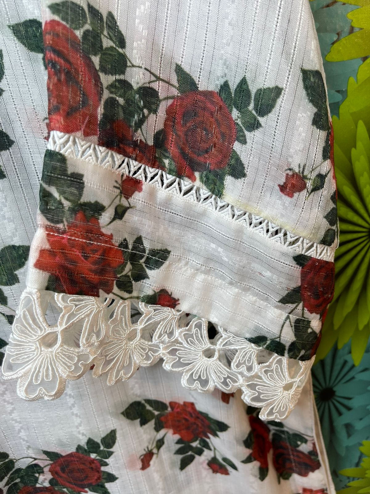 ETHNC Inspired Neckline 3Pcs Ready to Wear Dress