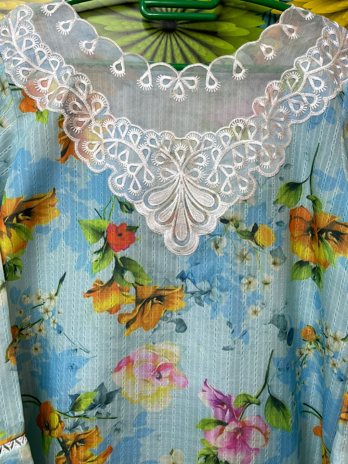 ETHNC Inspired Neckline 3Pcs Ready to Wear Dress