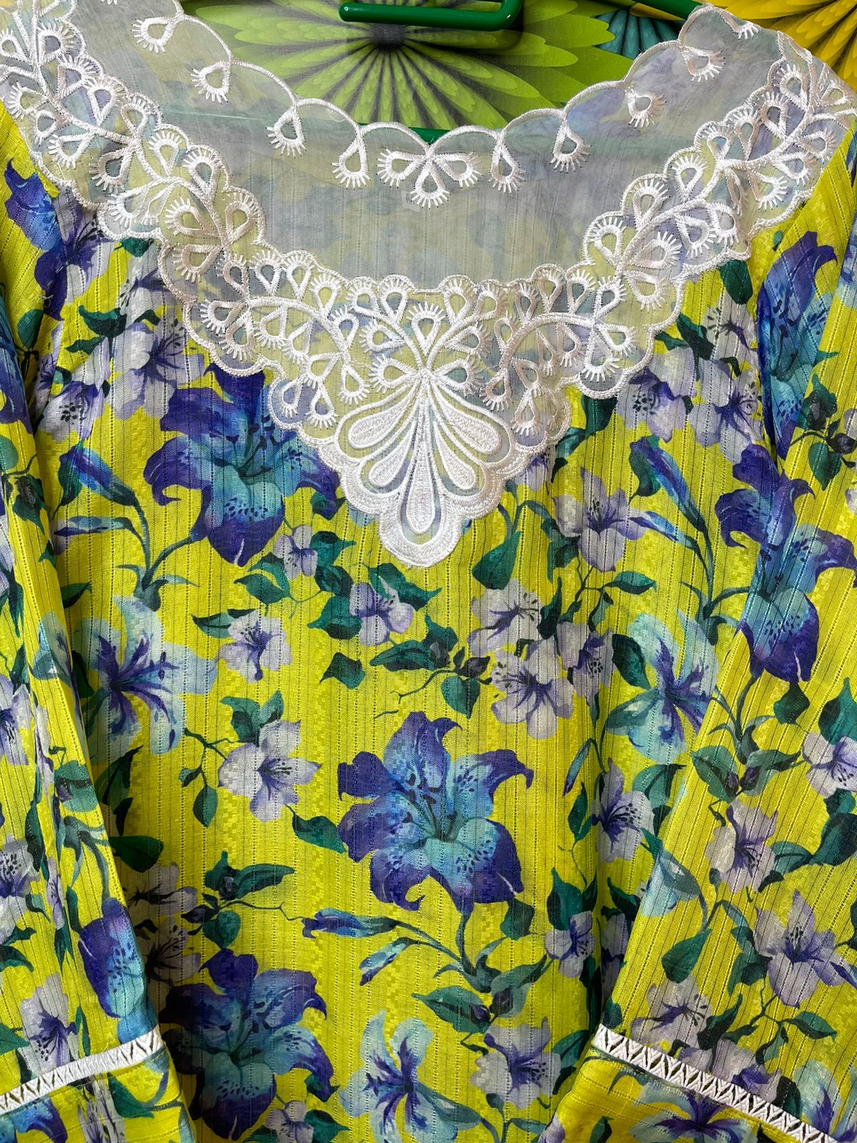 ETHNC Inspired Neckline 3Pcs Ready to Wear Dress