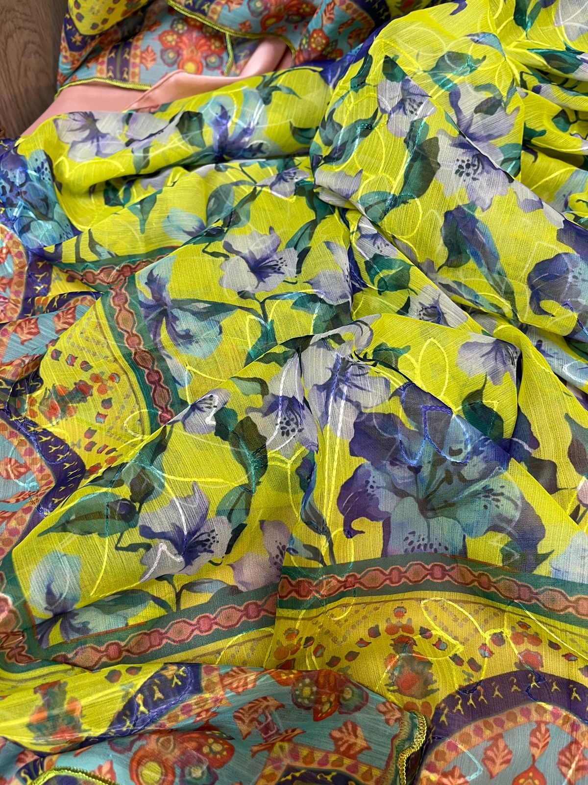 ETHNC Inspired Neckline 3Pcs Ready to Wear Dress