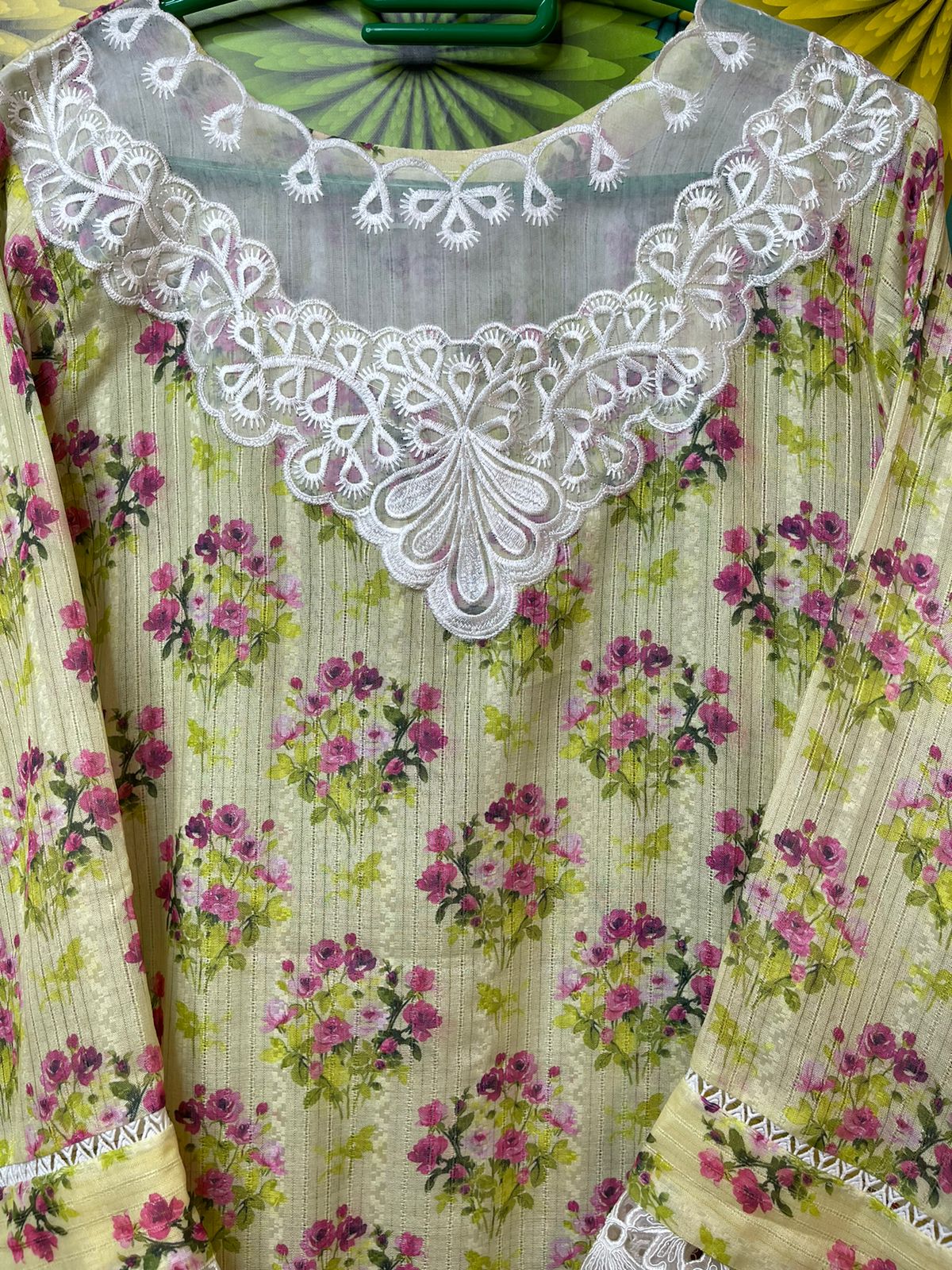 ETHNC Inspired Neckline 3Pcs Ready to Wear Dress
