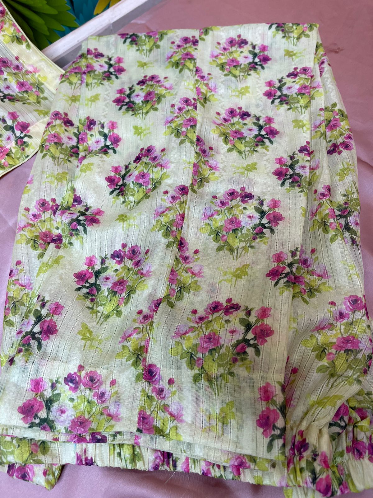 ETHNC Inspired Neckline 3Pcs Ready to Wear Dress