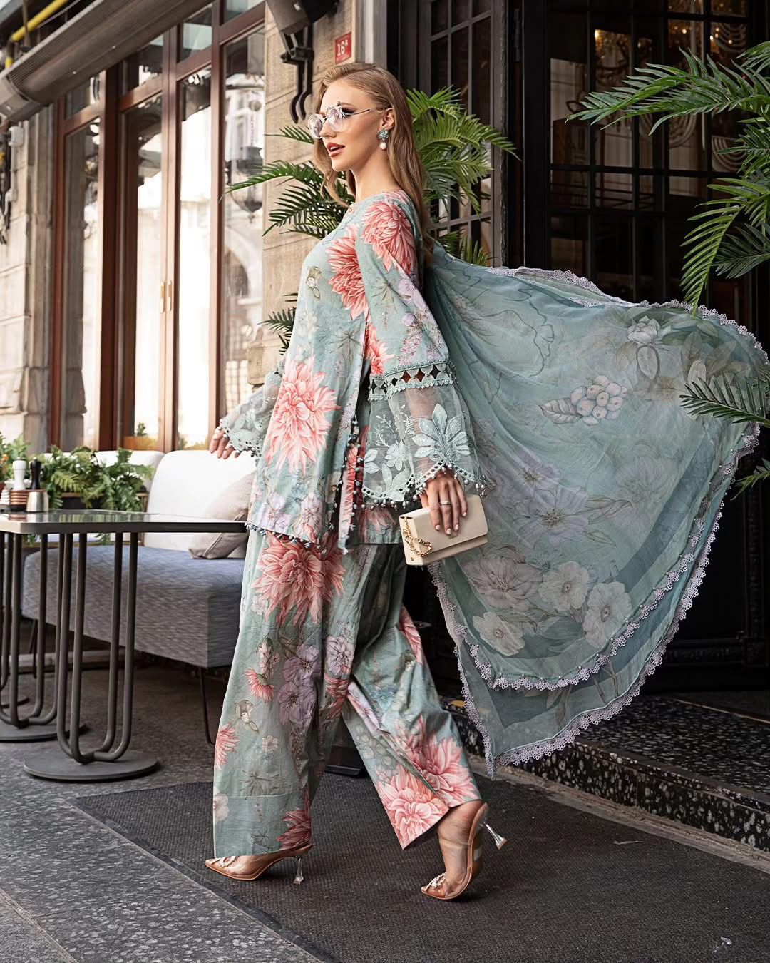 3-Piece MARIA.B M Prints Ready-to-Wear Dress