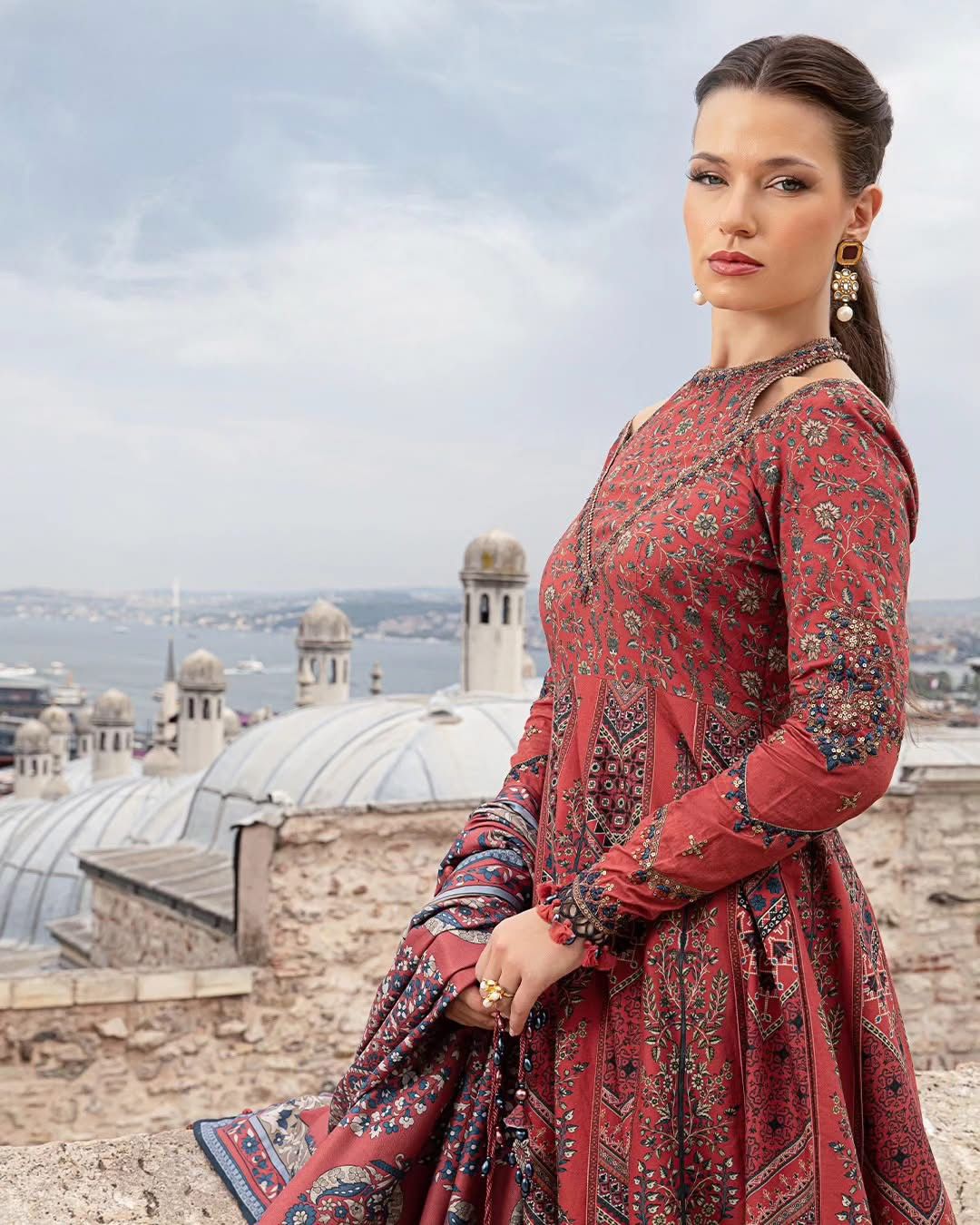 3-Piece MARIA.B M Prints Ready-to-Wear Dress