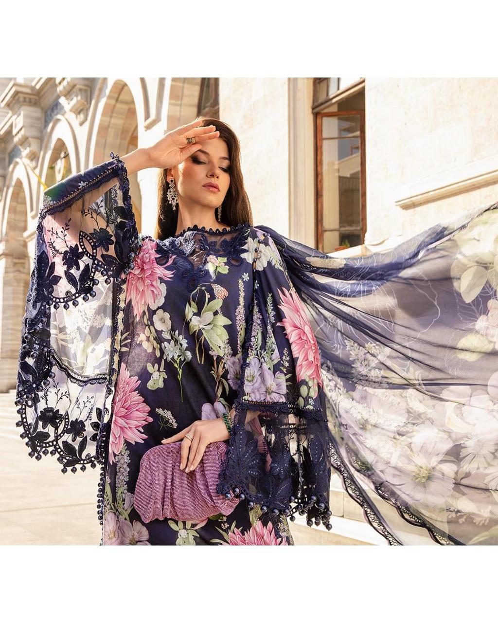 3-Piece MARIA.B M Prints Ready-to-Wear Dress