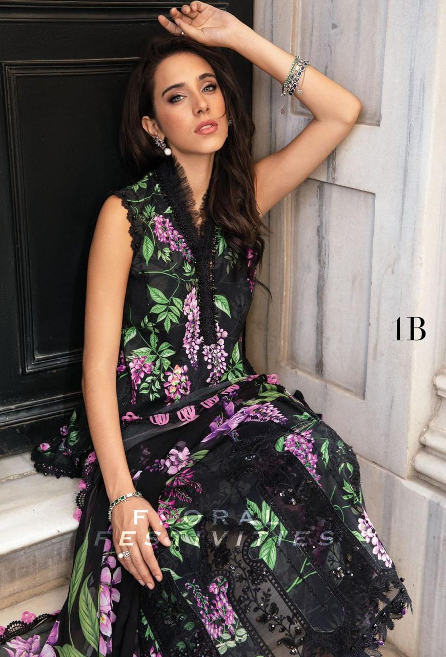 3-Piece MARIA.B M Prints Ready-to-Wear Dress