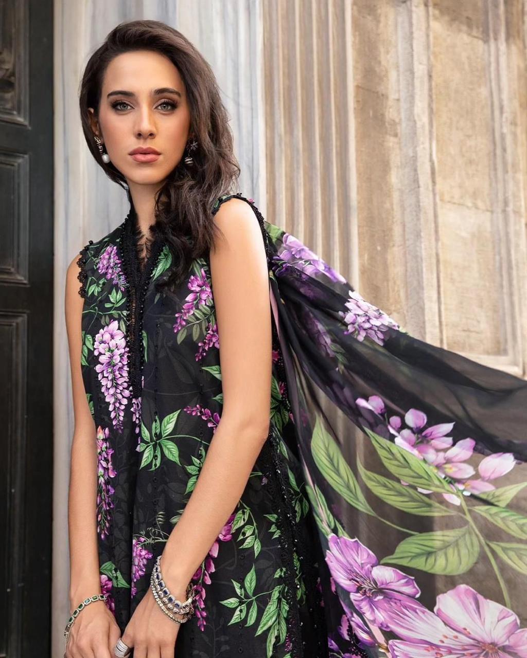 3-Piece MARIA.B M Prints Ready-to-Wear Dress