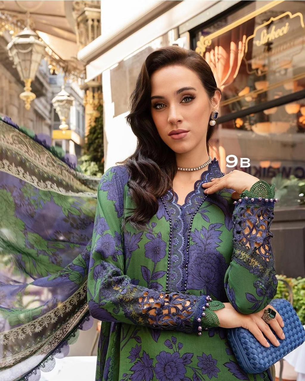 3-Piece MARIA.B M Prints Ready-to-Wear Dress
