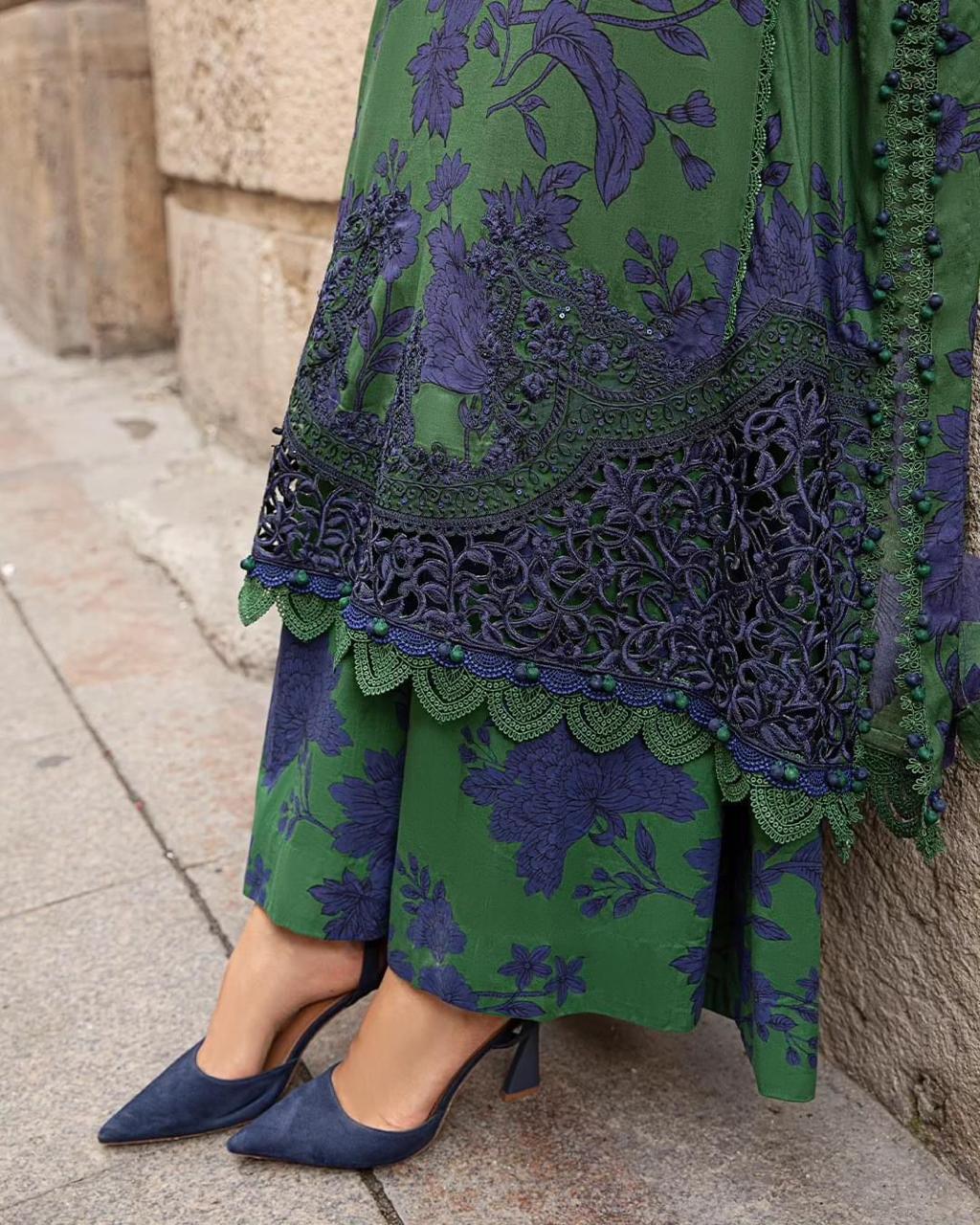 3-Piece MARIA.B M Prints Ready-to-Wear Dress