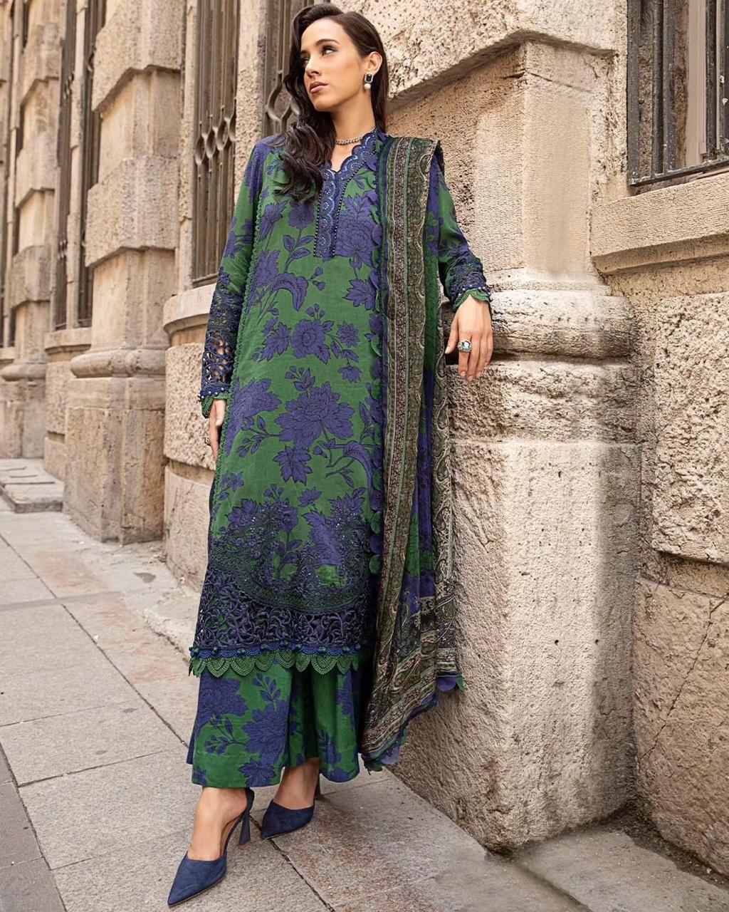 3-Piece MARIA.B M Prints Ready-to-Wear Dress