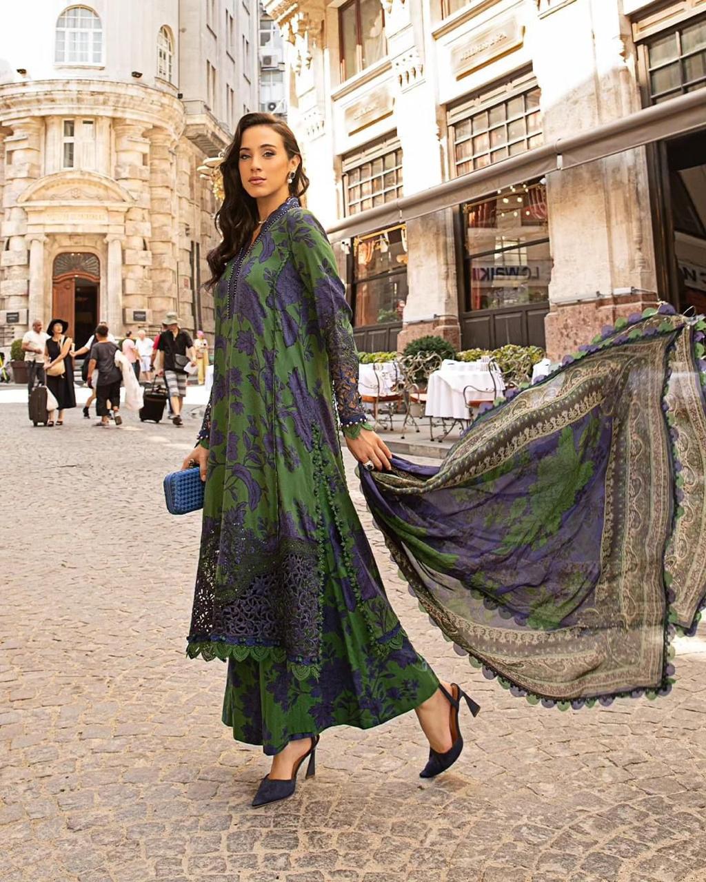 3-Piece MARIA.B M Prints Ready-to-Wear Dress