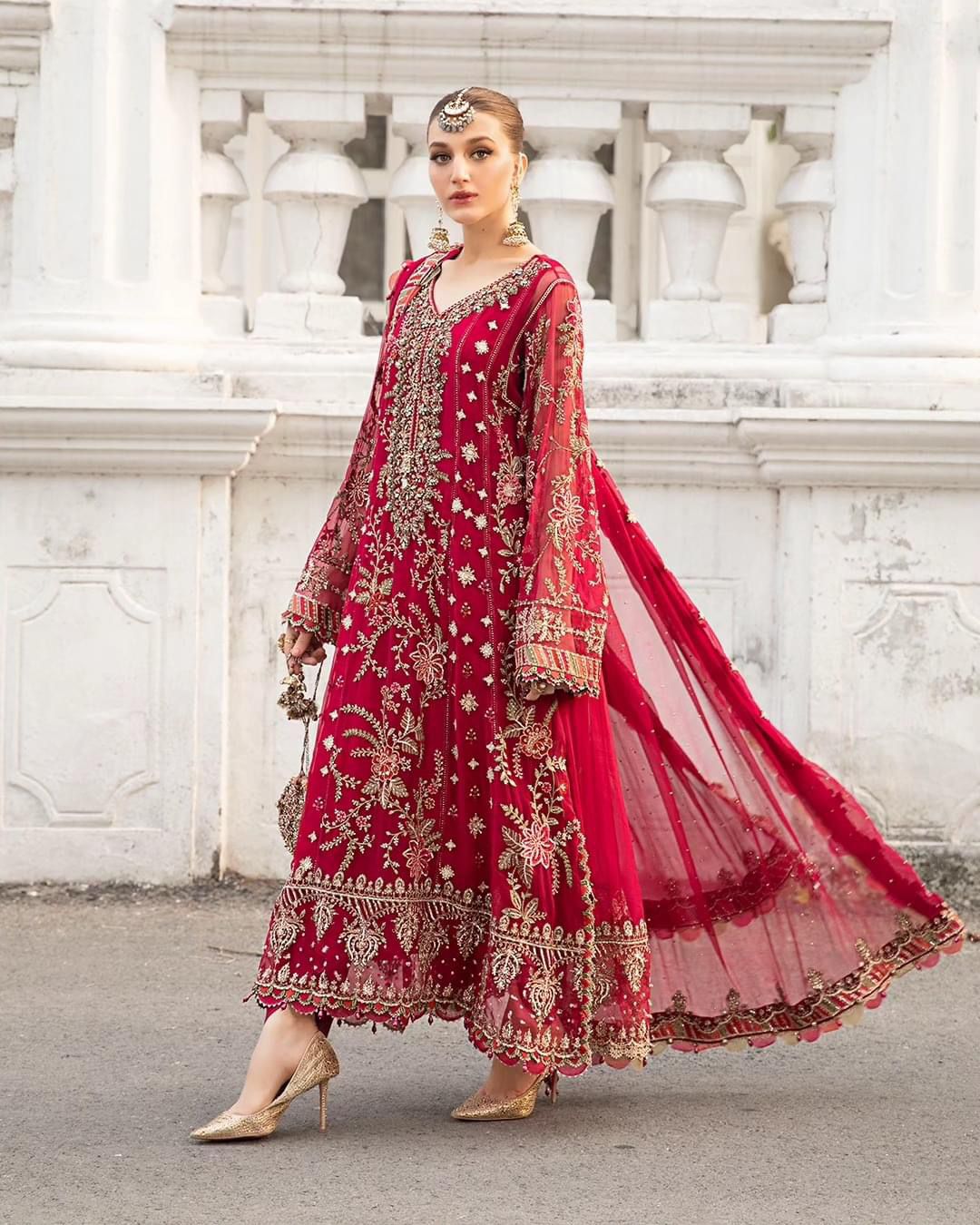 3-Piece MARIA.B Luxury Chiffon Ready-to-Wear Dress