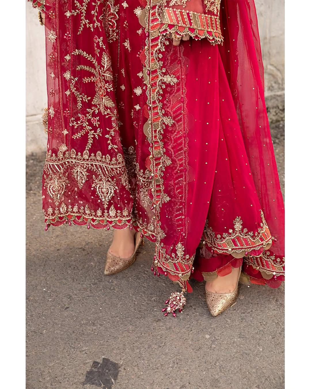 3-Piece MARIA.B Luxury Chiffon Ready-to-Wear Dress