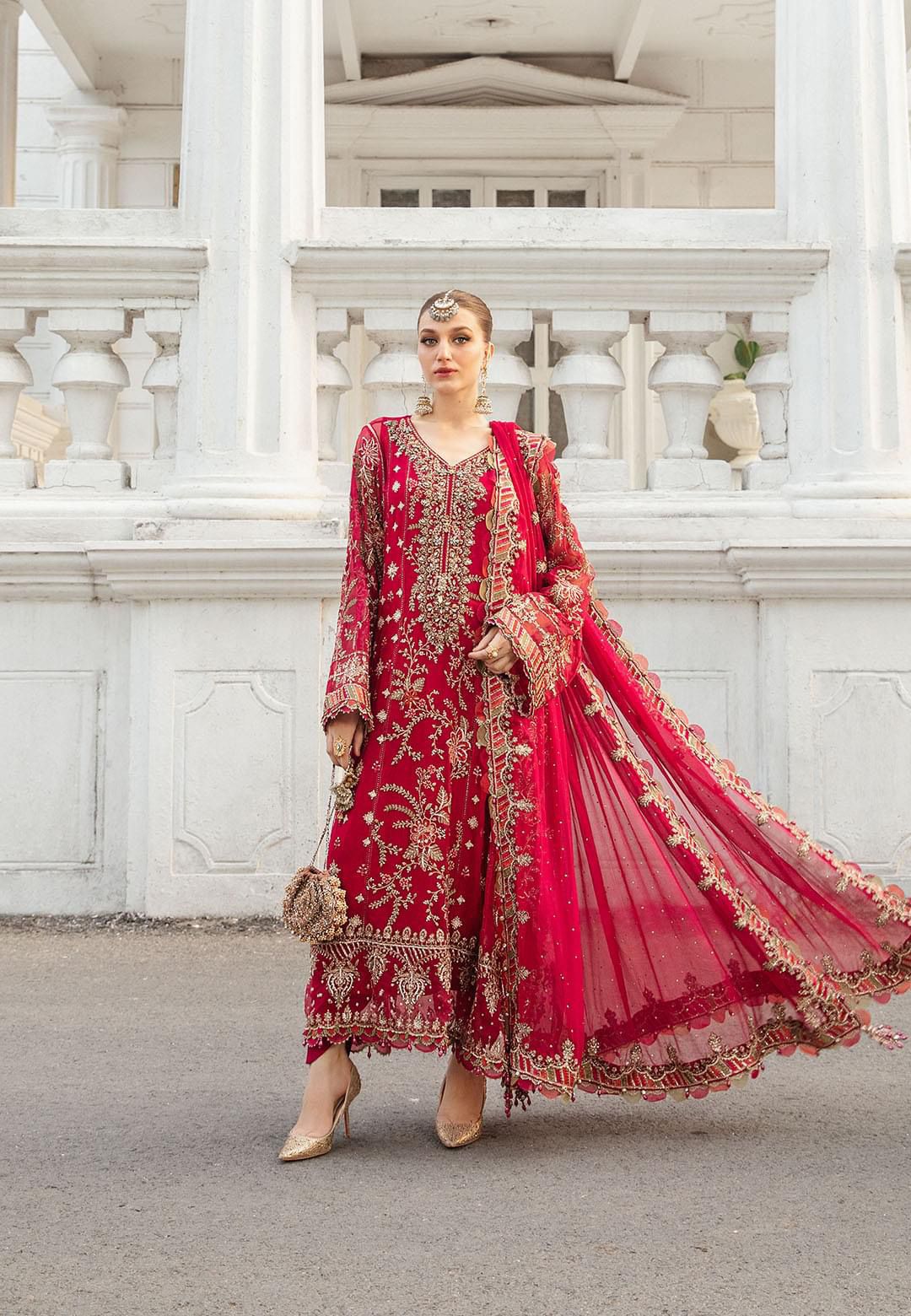 3-Piece MARIA.B Luxury Chiffon Ready-to-Wear Dress