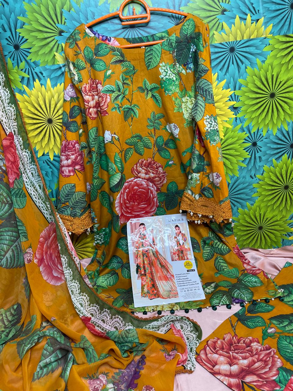 3-Piece MARIA.B M Prints Ready-to-Wear Dress