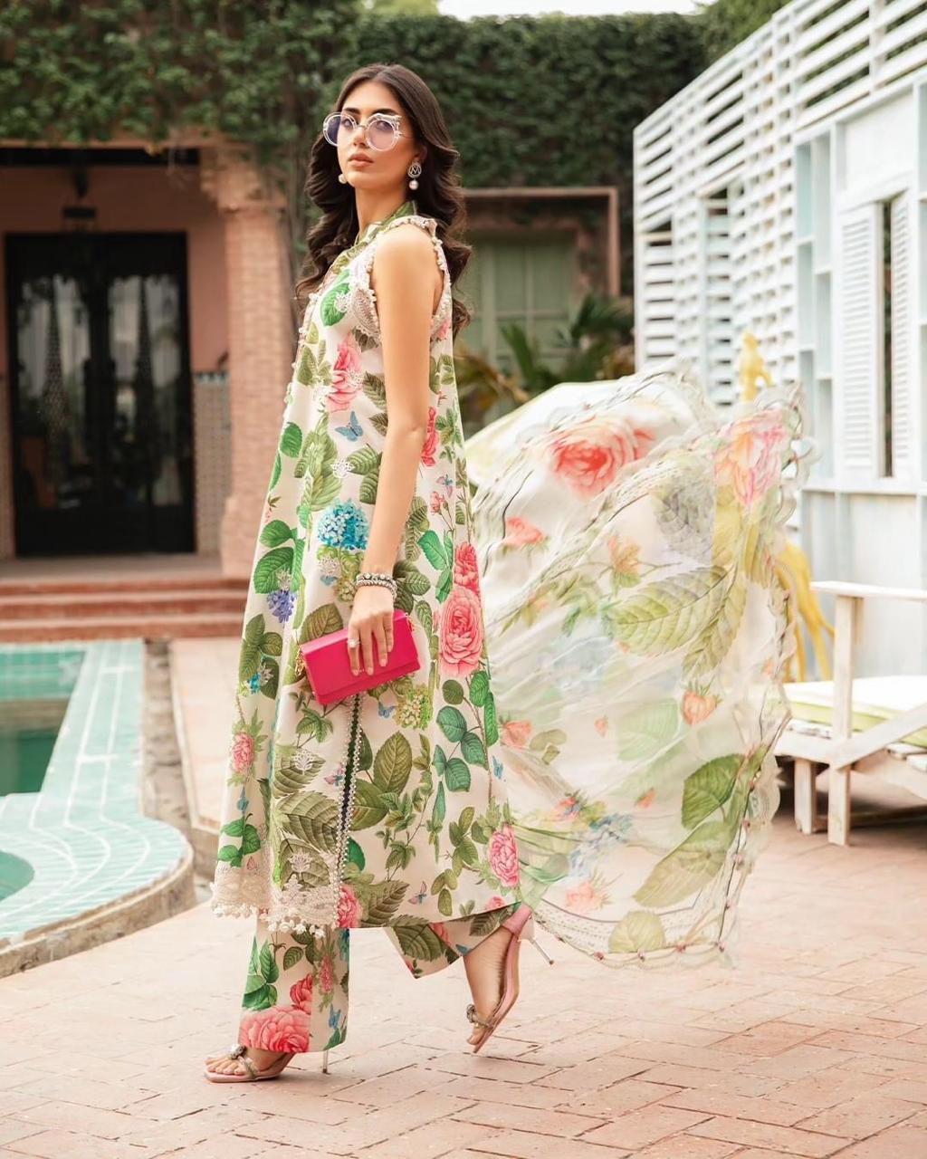 3-Piece MARIA.B M Prints Ready-to-Wear Dress