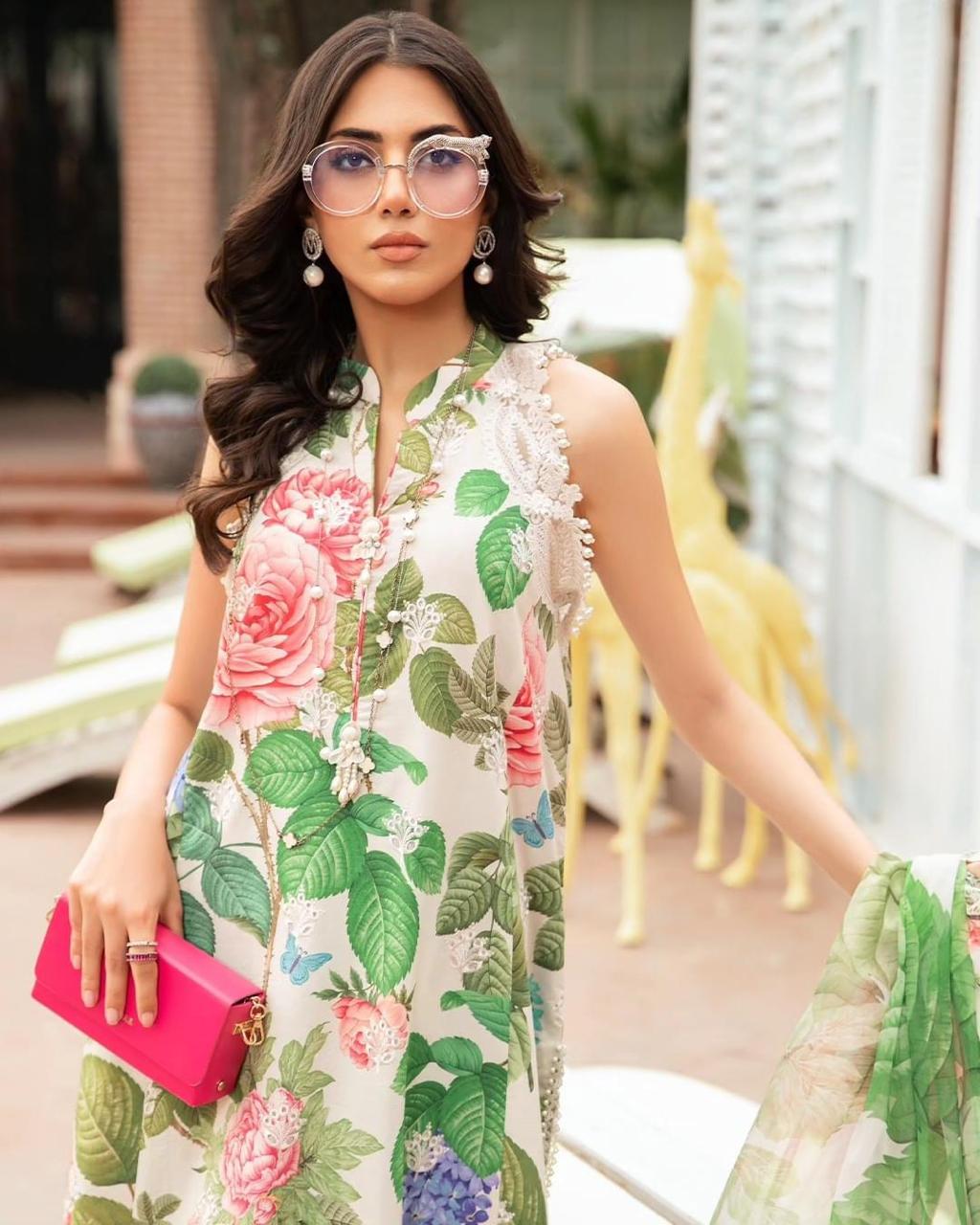 3-Piece MARIA.B M Prints Ready-to-Wear Dress