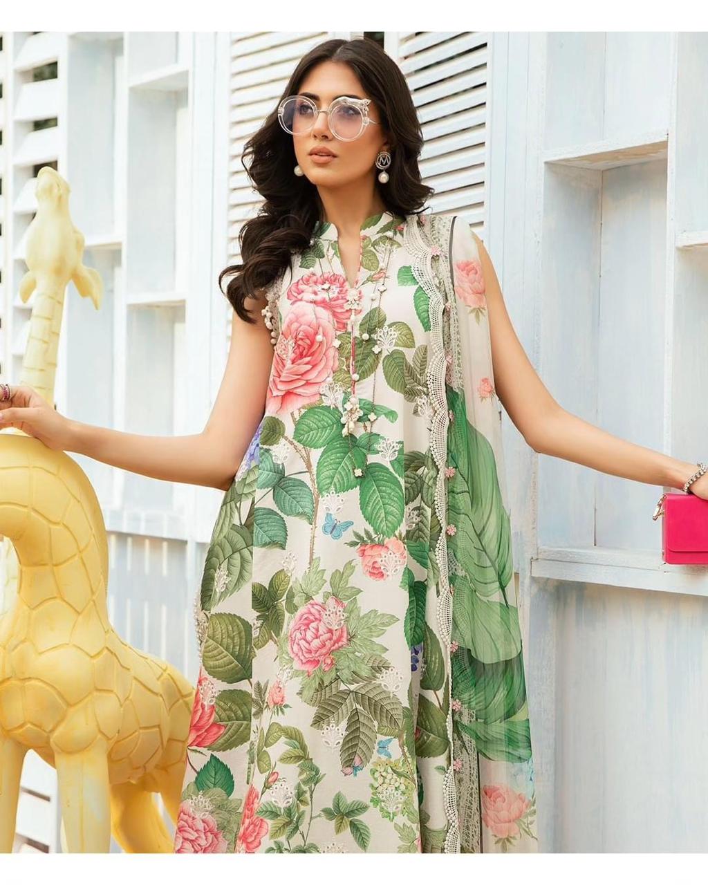 3-Piece MARIA.B M Prints Ready-to-Wear Dress