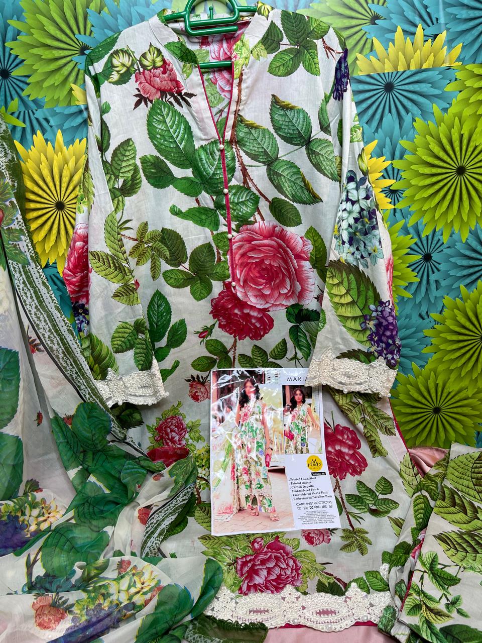 3-Piece MARIA.B M Prints Ready-to-Wear Dress