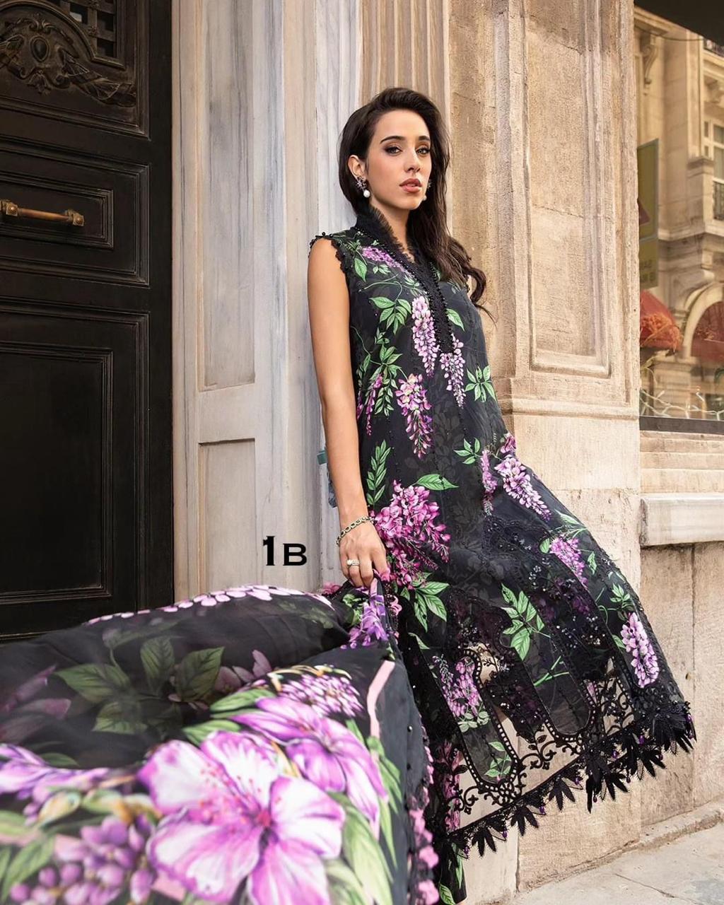 3-Piece MARIA.B M Prints Ready-to-Wear Dress