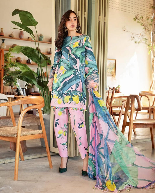 3-Piece MARIA.B M Prints(Inspired) Ready-to-Wear Dress