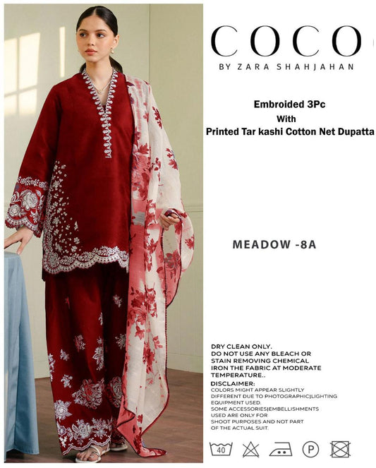 3-Piece COCO By Zara Shahjahan (Inspired) Ready-to-Wear Dress