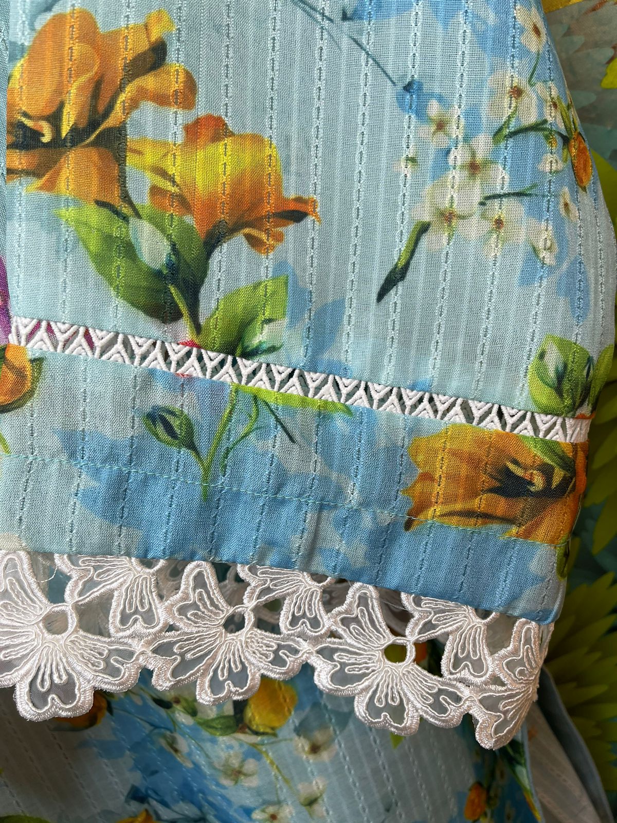 ETHNC Inspired Neckline 3Pcs Ready to Wear Dress
