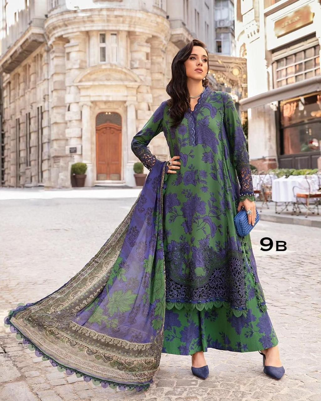 3-Piece MARIA.B M Prints Ready-to-Wear Dress