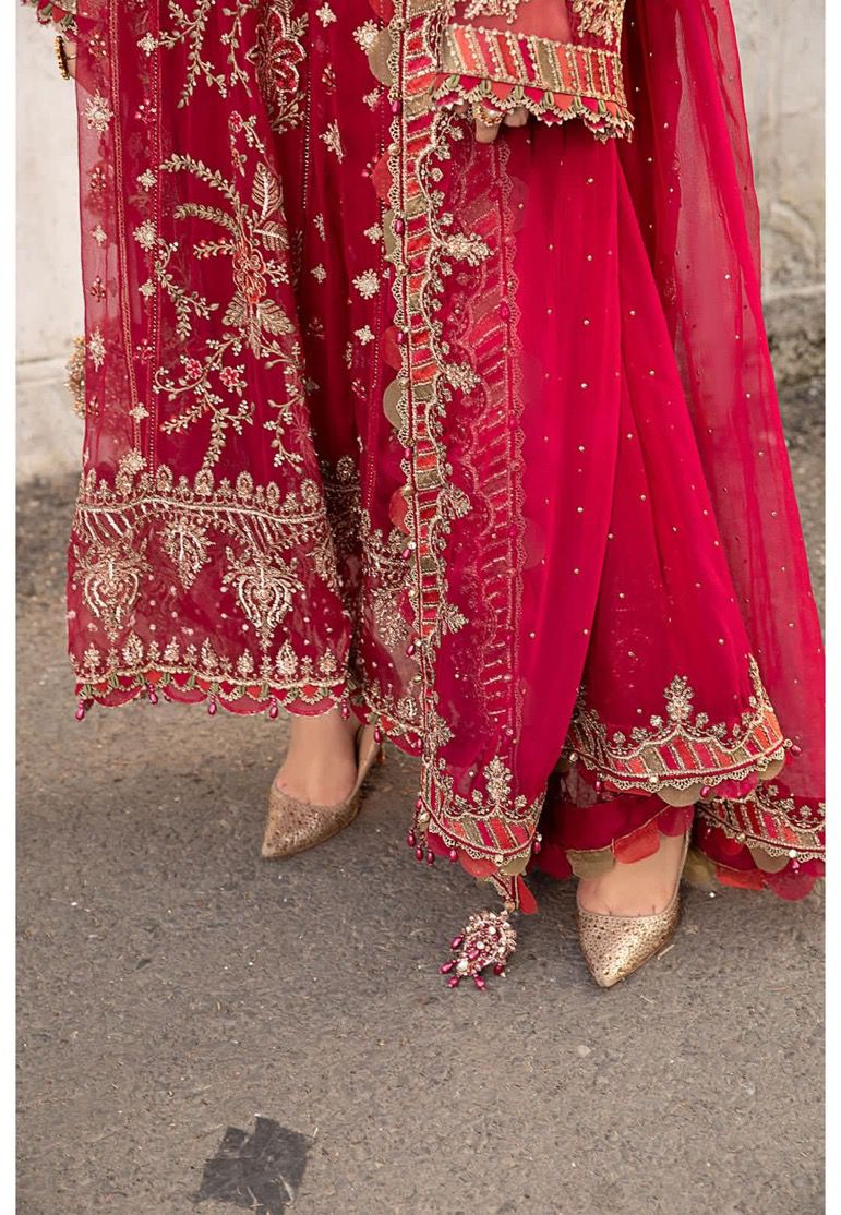3-Piece MARIA.B Luxury Chiffon Ready-to-Wear Dress