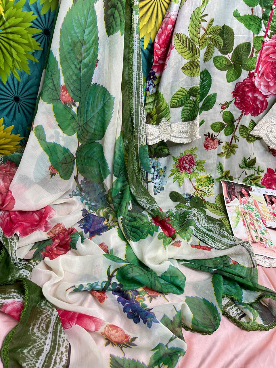 3-Piece MARIA.B M Prints Ready-to-Wear Dress