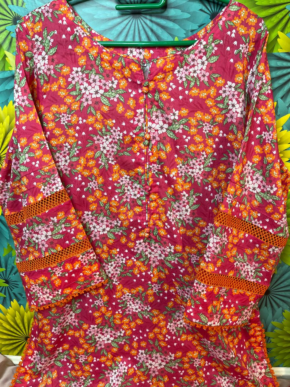 2-Piece Lawn Co-Ord Set Ready-to-Wear Dress